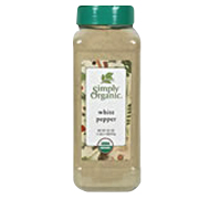 Simply Organic White Pepper Fine Grind - 