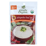Simply Organic Spicy Jalapeno Bac'Un Mix - 