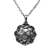 Sunflower Pendant Necklace - 