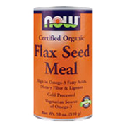 Organic Flax Meal Fiber Can - 
