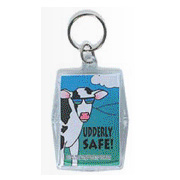 Keyper Keychains Condom 'Udderly safe' - 