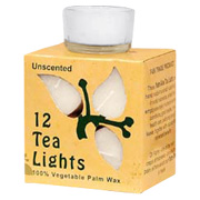 White Tea Light Candle Glass - 