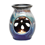 Cobalt Blue Candle Lamp - 