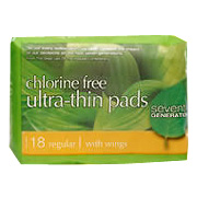 Chlorine Free Ultra thin Pads with wings - 