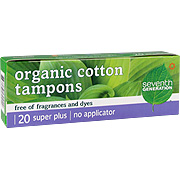Chlorine Free Organic Cotton Tampons - 