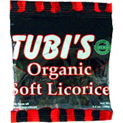 Tubi's Organic Soft Licorice Black Rope - 