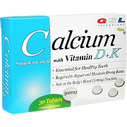 Calcium with Vitamin D & K 500 mg - 