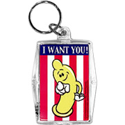 Keyper Keychains Condom 'Jimmy: I want you!' - 
