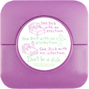 Compacts Condom Purple - 