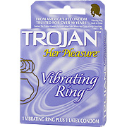 Trojan her Pleasure Vibrating Ring - 