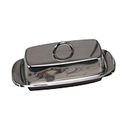 Stainless Steel Covered Butter Dish -