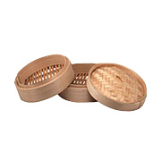 Bamboo Steamer Basket Set -