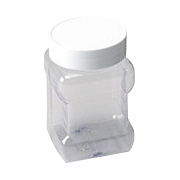 Clear Plastic Spice Jar -