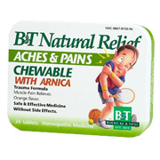 Natural Relief Aches and Pains Chewable with Arnica - 