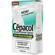 Dual Relief Cherry Sore Throat & Cough Spray - 