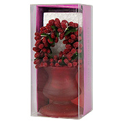 Red Candle Holder - 