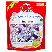 Organic Lollipops Googly Grape - 