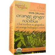 Imperial Organic 100% Organic Orange Ginger Rooibus Chai Tea - 