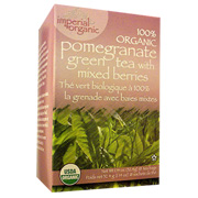 Imperial Organic 100% Organic Pomegranate Green Tea with Mixed Berries Tea - 