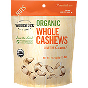 Organic Large Whole Cashews Roasted & Salted - 