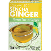Organic Sencha Ginger Green Tea - 