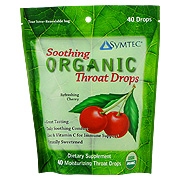 Soothing Organic Throat Drops Refreshing Cherry - 