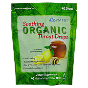 Soothing Organic Throat Drops Luscious Lemon Honey - 