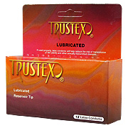 Trustex Lubricated Reservoir Tip Condoms - 