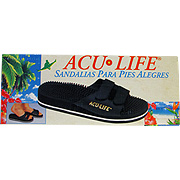 Black with Velcro M6 with 7 Massage Sandals - 