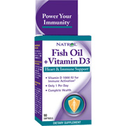 Fish Oil & Vitamin D3 1000mg - 