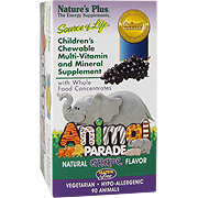Animal Parade Grape Flavor Chewables - 