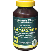 Cal/Mag/Vit D3 with Vitamin K2 Chewables Vanilla - 