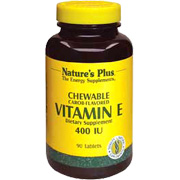 Vitamin E 400 IU Chewable Natural Carob Flavored - 