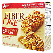 Fiber One Chewy Bars Oats & Peanut Butter - 