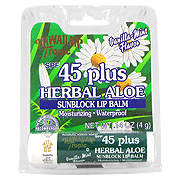 Herbal Aloe Sunblock Lip Balm SPF 45 Plus - 