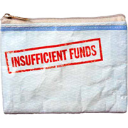 Coin Purses Insufficient Funds 4'' X 3'' - 