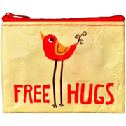 Coin Purses Free Hugs 4'' x 3'' - 