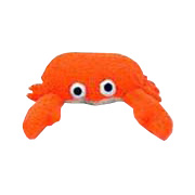 Orange Crab Loofah & Terry Bath Buddies - 