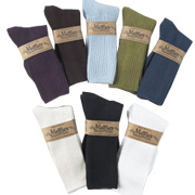 Olive Size 9-11 Socks Organic Cotton Crew Singles - 