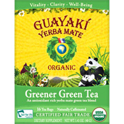 100% Organic Greener Green Tea Bags - 