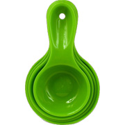 Kitchen Supplies Measuring Cup Set,  Apple Green Bowls & Cups - 