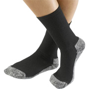 Socks Black, 10-13 Organic Cotton Sport Socks - 