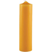 Pure Beeswax Candles 1 1/2'' x 6'' Column - 