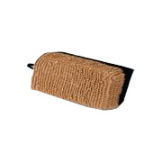 Bamboo Personal Hair Products Bath Sponge with Sisal & Black Bamboo Fibre, Detachable Handle - 