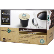 Gourmet Single Cup Coffee Caribou Blend Caribout Coffee - 