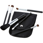 Natural Cosmetics 6-Piece Cosmetic Brush Set  Cosmetic Tools - 