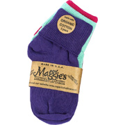 Children's Socks Mint/Pink/Purple, Toddler Anklets Tri-Packs - 