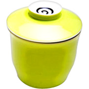 Steepin' Cups Key Lime Porcelain Cup, Infuser & Saucer - 