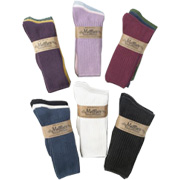 Socks Denim/Lavender/Pink Lite Crew Tri-Packs Size 10-13 - 