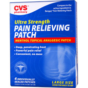 Ultra Strength Pain Relieving Patch - 
